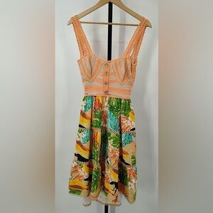 Farm Rio Palm Beach Mini Dress